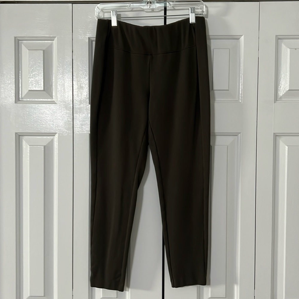J Jill Ponte Leggings. Olive green. Medium